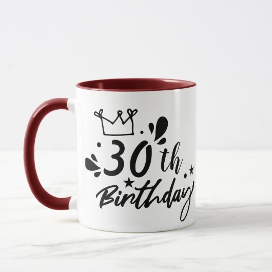 Gepersonaliseerde Verjaardag Mok - Custom Age Coff (Links)