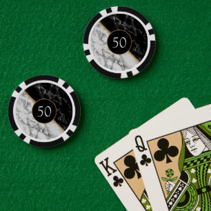 Gepersonaliseerde Verjaardag of Jubileum Poker Chi Chips