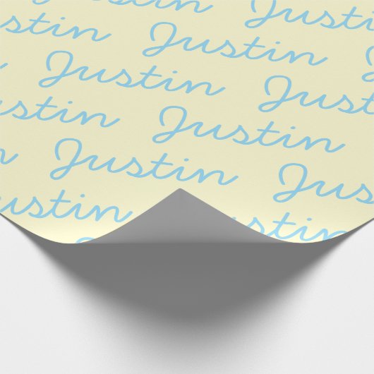 Gepersonaliseerde Verjaardag Party Naam Wrapping P Cadeaupapier (Hoek)