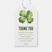 Gepersonaliseerde verjaardag St Patrick's Day Cadeaulabel (Voorkant)