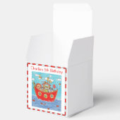 Gepersonaliseerde verjaardag van de ark van Noach Bedankdoosjes (Geopend)