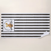  gepersonaliseerde verjaardag van de SPA Strandlaken (Voorkant)