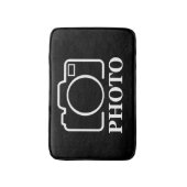 Gepersonaliseerde verjaardagscadeau idee Upload uw Badmat (Voorkant Verticaal)