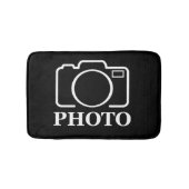 Gepersonaliseerde verjaardagscadeau idee Upload uw Badmat (Voorkant)