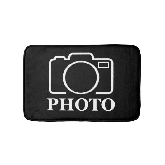 Gepersonaliseerde verjaardagscadeau idee Upload uw Badmat (Voorkant)