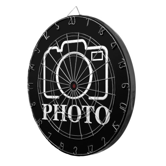 Gepersonaliseerde verjaardagscadeau idee Upload uw Dartbord (Voorkant Rechts)