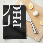 Gepersonaliseerde verjaardagscadeau idee Upload uw Theedoek (Quarter Fold)