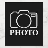 Gepersonaliseerde verjaardagscadeau idee Upload uw Wijn Etiket (Enkel label)