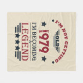 Gepersonaliseerde  verjaardagscadeaus rood fleece deken (Voorkant (Horizontaal))