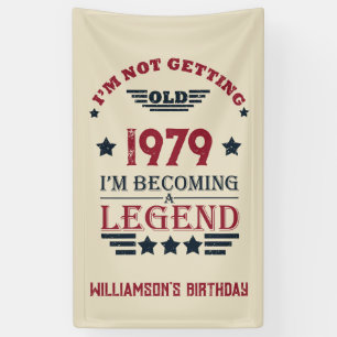 Gepersonaliseerde verjaardagscadeaus rood spandoek
