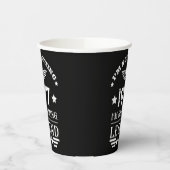 Gepersonaliseerde  verjaardagscadeaus wit papieren bekers (Links)