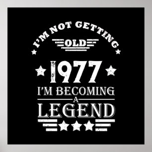 Gepersonaliseerde  verjaardagscadeaus wit poster