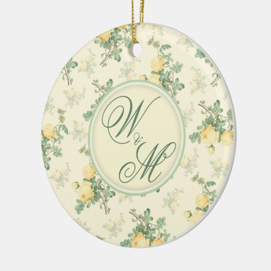 Gepersonaliseerde verjaardagsdatum ornament monogr (Links)