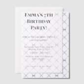 Gepersonaliseerde Verjaardagsfeest Vellum Overlays Vellum Uitnodigingen (Offset (Uitnodiging))