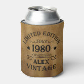 Gepersonaliseerde  verjaardagsgeschenken blikjeskoeler (Blikje Voorkant)