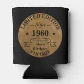 Gepersonaliseerde  verjaardagsgeschenken blikjeskoeler (Achterkant)