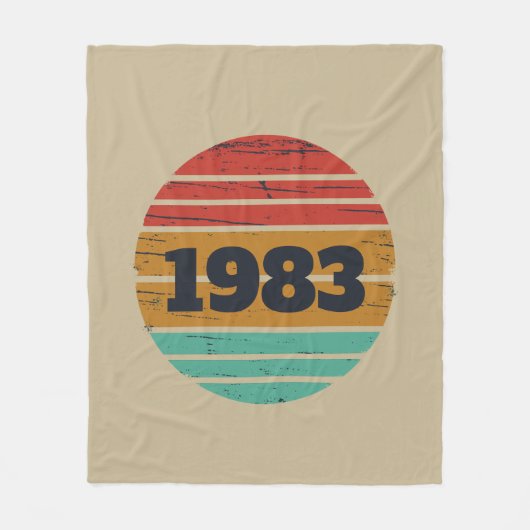 Gepersonaliseerde  verjaardagsgeschenken fleece deken (Voorkant)