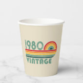 Gepersonaliseerde  verjaardagsgeschenken papieren bekers (Voorkant)