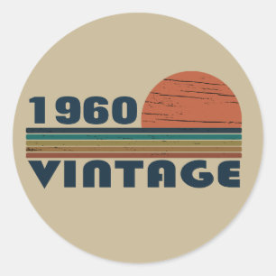 Gepersonaliseerde  verjaardagsgeschenken ronde sticker