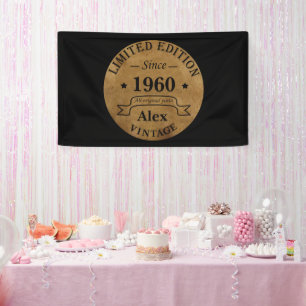 Gepersonaliseerde verjaardagsgeschenken spandoek