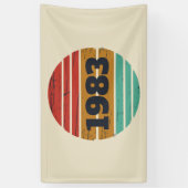 Gepersonaliseerde  verjaardagsgeschenken spandoek (Verticaal)