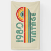 Gepersonaliseerde verjaardagsgeschenken spandoek (Verticaal)