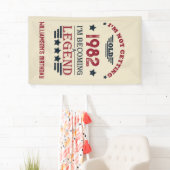 Gepersonaliseerde  verjaardagsgeschenken spandoek (Insitu)