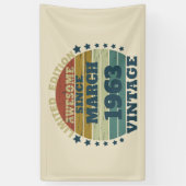 Gepersonaliseerde  verjaardagsgeschenken spandoek (Verticaal)