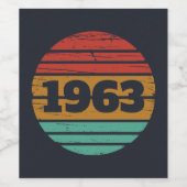 Gepersonaliseerde verjaardagsgeschenken wijn etiket (Enkel label)