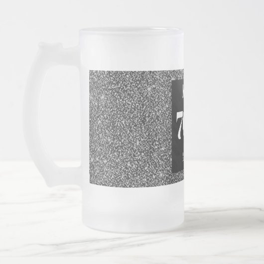 gepersonaliseerde verjaardagsglas mok cadeau 70e (Links)
