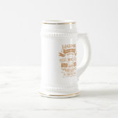 Gepersonaliseerde  verjaardagswhiskey label bierpul (Voorkant rechts)