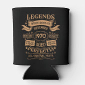 Gepersonaliseerde  verjaardagswhiskey label blikjeskoeler (Achterkant)