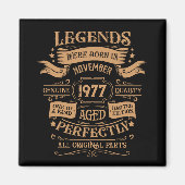 Gepersonaliseerde  verjaardagswhiskey thema magneet (Voorkant)