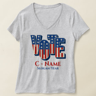 gepersonaliseerde verkiezingscampagne t-shirt