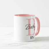 Gepersonaliseerde Verpleegkunde Student Gift, RN, Mok (Voorkant rechts)