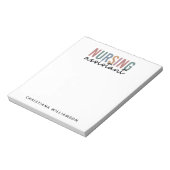 Gepersonaliseerde verpleegkundige assistent notitieblok (Gedraaid)