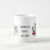 Gepersonaliseerde verpleegkundige in uitvoering Ve Koffiemok (Center)