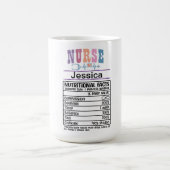 Gepersonaliseerde verpleegster Voedingsfeiten Grap Koffiemok (Center)