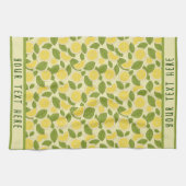 Gepersonaliseerde verse citroen theedoek (Horizontaal)