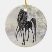 Gepersonaliseerde versierde versiering van het Hor Keramisch Ornament (Voorkant)