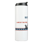 Gepersonaliseerde Veteranendag | Aangepaste naam m Thermosbeker (Gedraaid links)