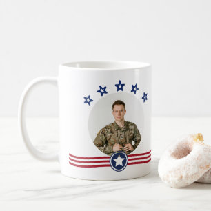 Gepersonaliseerde Veterans Day Mok Custom Name Mil