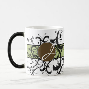Gepersonaliseerde Victoriaans Vlaanderen Monogramm Magische Mok