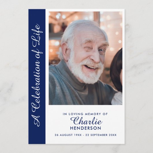 Gepersonaliseerde viering van het leven Foto Memor Programma (Voorkant)