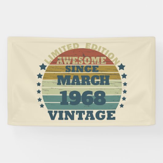 Gepersonaliseerde vijfenvijftig 55ste verjaardag spandoek (Horizontaal)