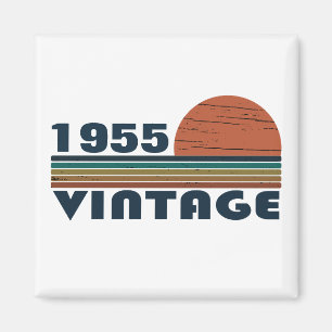 Gepersonaliseerde vintage 70ste verjaardag magneet