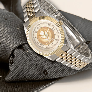 Gepersonaliseerde Vintage Coffee Cappuccino Horloge