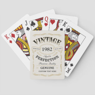 Gepersonaliseerde Vintage met de perfecte Pokerkaarten