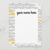 Gepersonaliseerde visbriefkaarten bedankkaart (Voorkant / Achterkant)