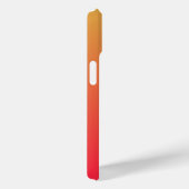 Gepersonaliseerde vlam rood en geel ombre Case-Mate iPhone case (Achterkant / Rechts)